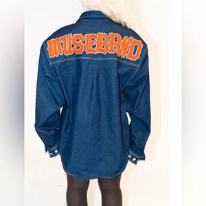 MUSEBRND LEE VARSITY DENIM BLUE